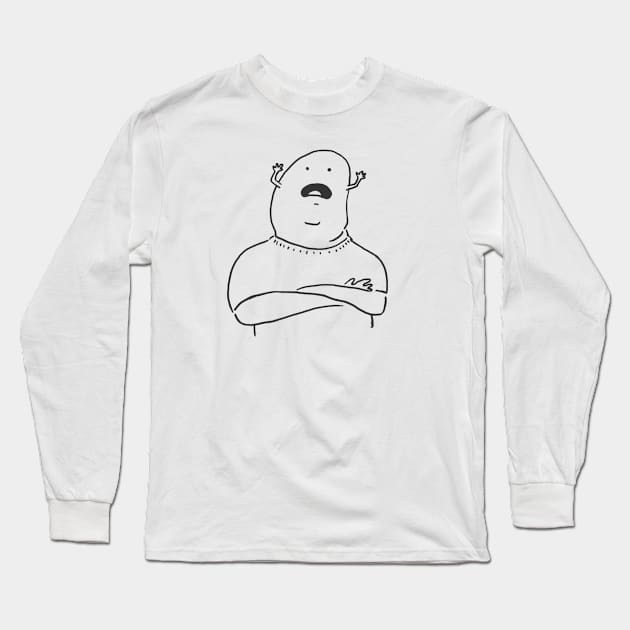 hey - noodle tee Long Sleeve T-Shirt by noodletee